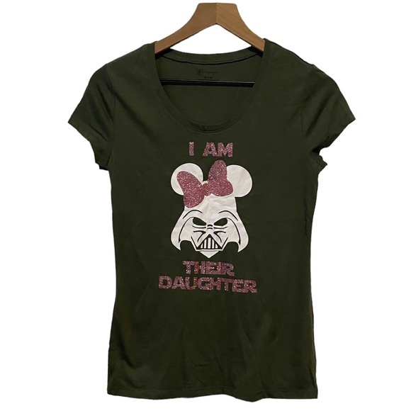 Tops - Star Wars Minnie Bow “I am their daughter” parody T-shirt Medium